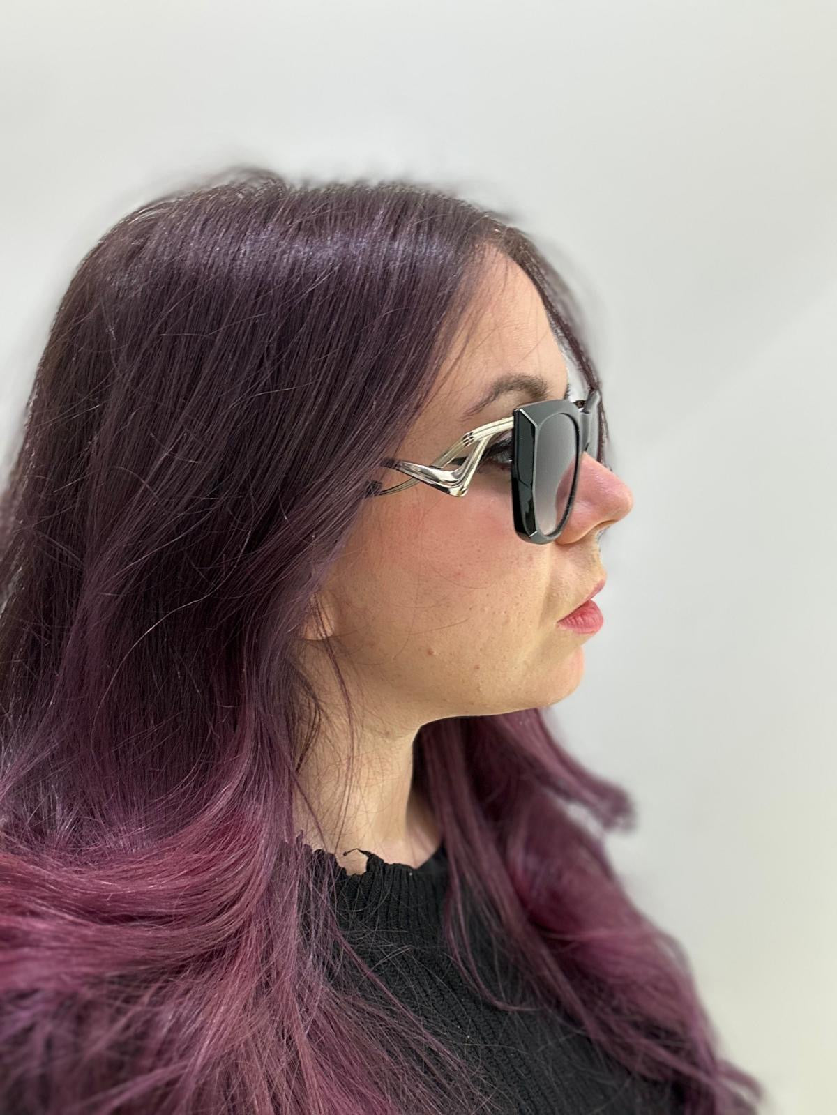 Dita Eyewear ICELUS DTS438-A-02 - 55/21 - Black Pearl/Silver