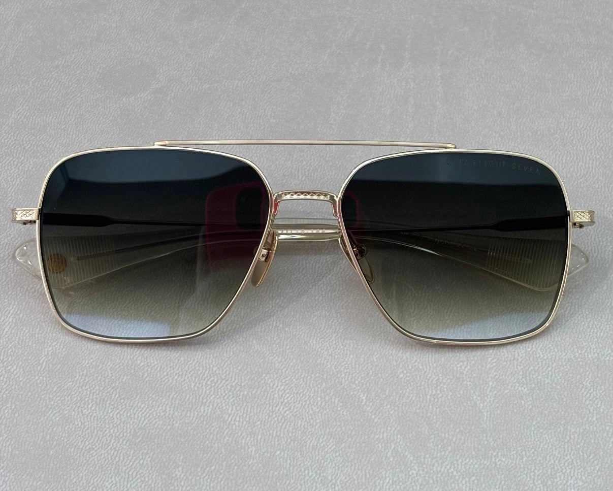 DITA FLIGHT-SEVEN DTS111 - 57/16 - Brushed White Gold