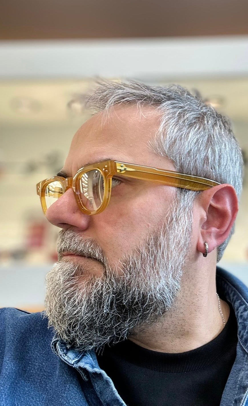 Julius Tart Optical FDR - PL-106S - 46/24 - VTY/Vintage Yellow