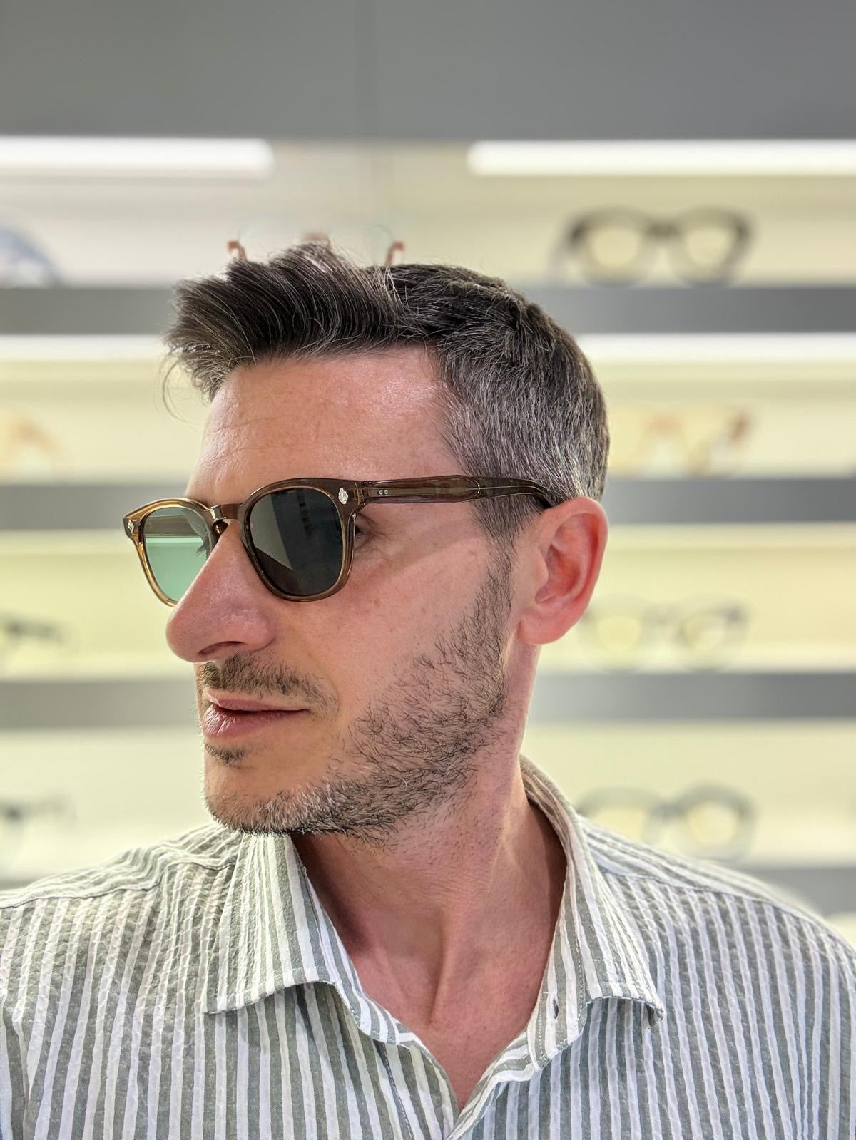 Garrett Leight ACE Sun - 47/23 - Caramel