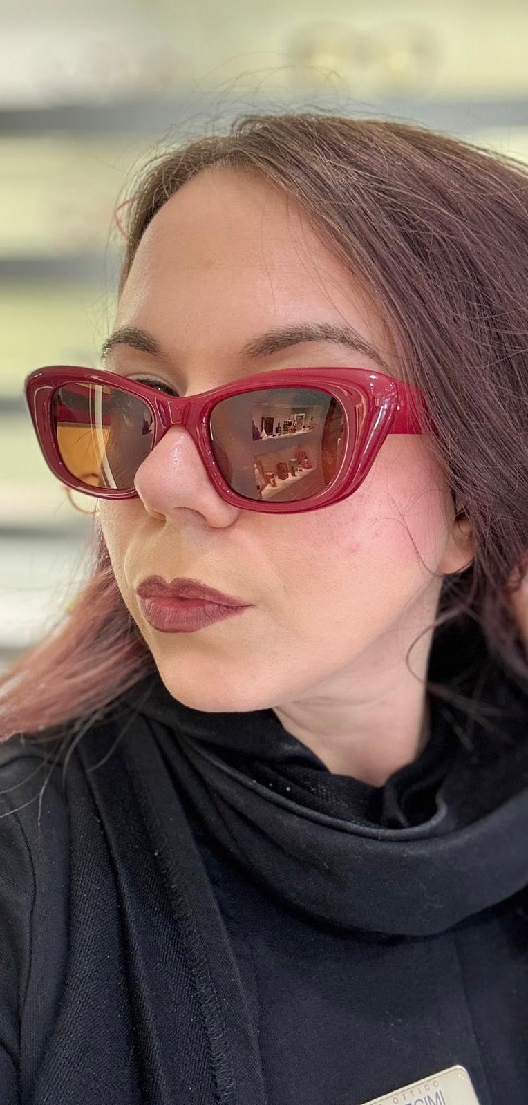 Garrett Leight SIERRA Sun - 47/21 - Amulet Red