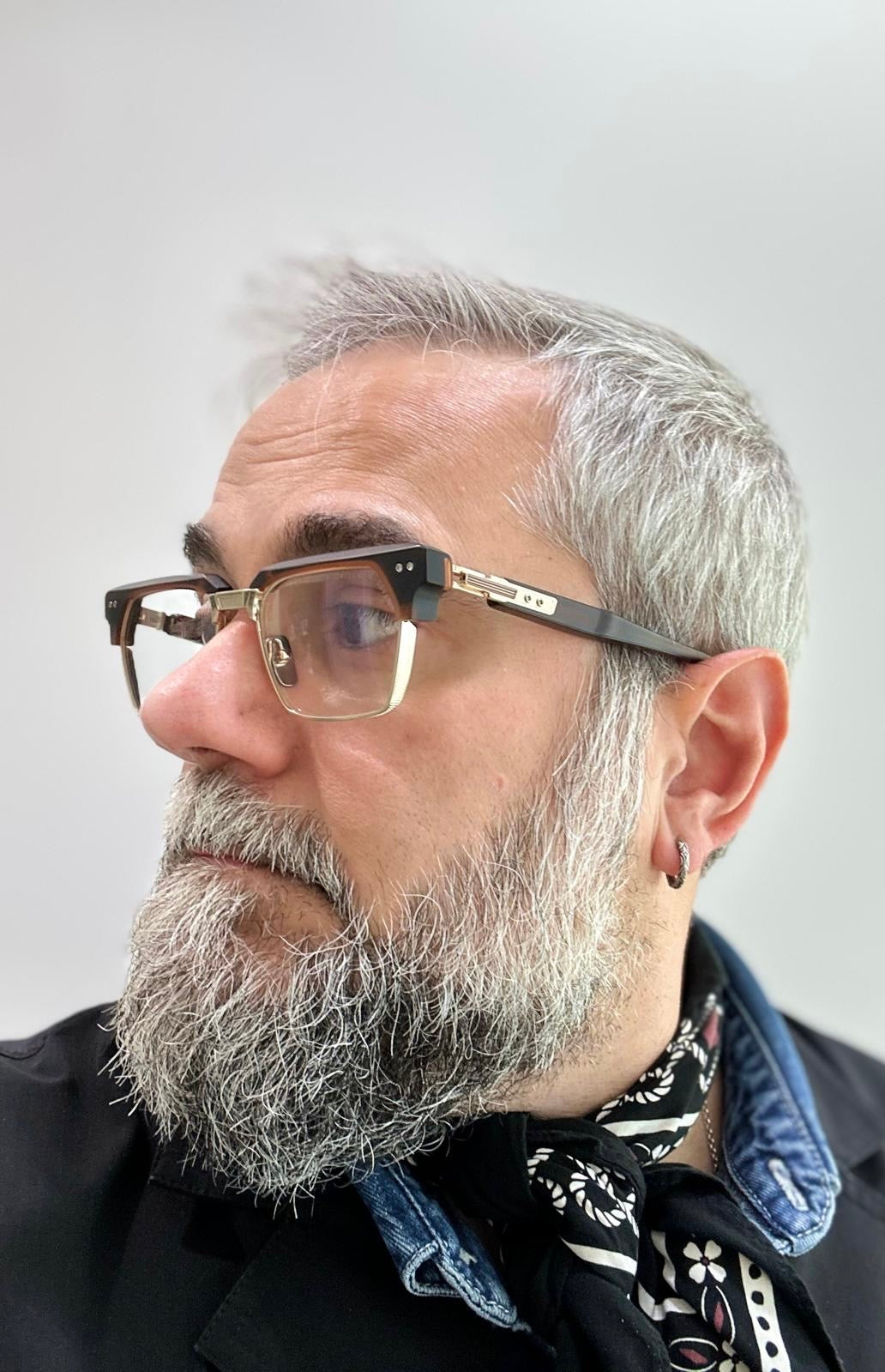 DITA STATESMAN Seven DTX443-A - 55/19 - 02 Matte Root Beer/Antique White Gold