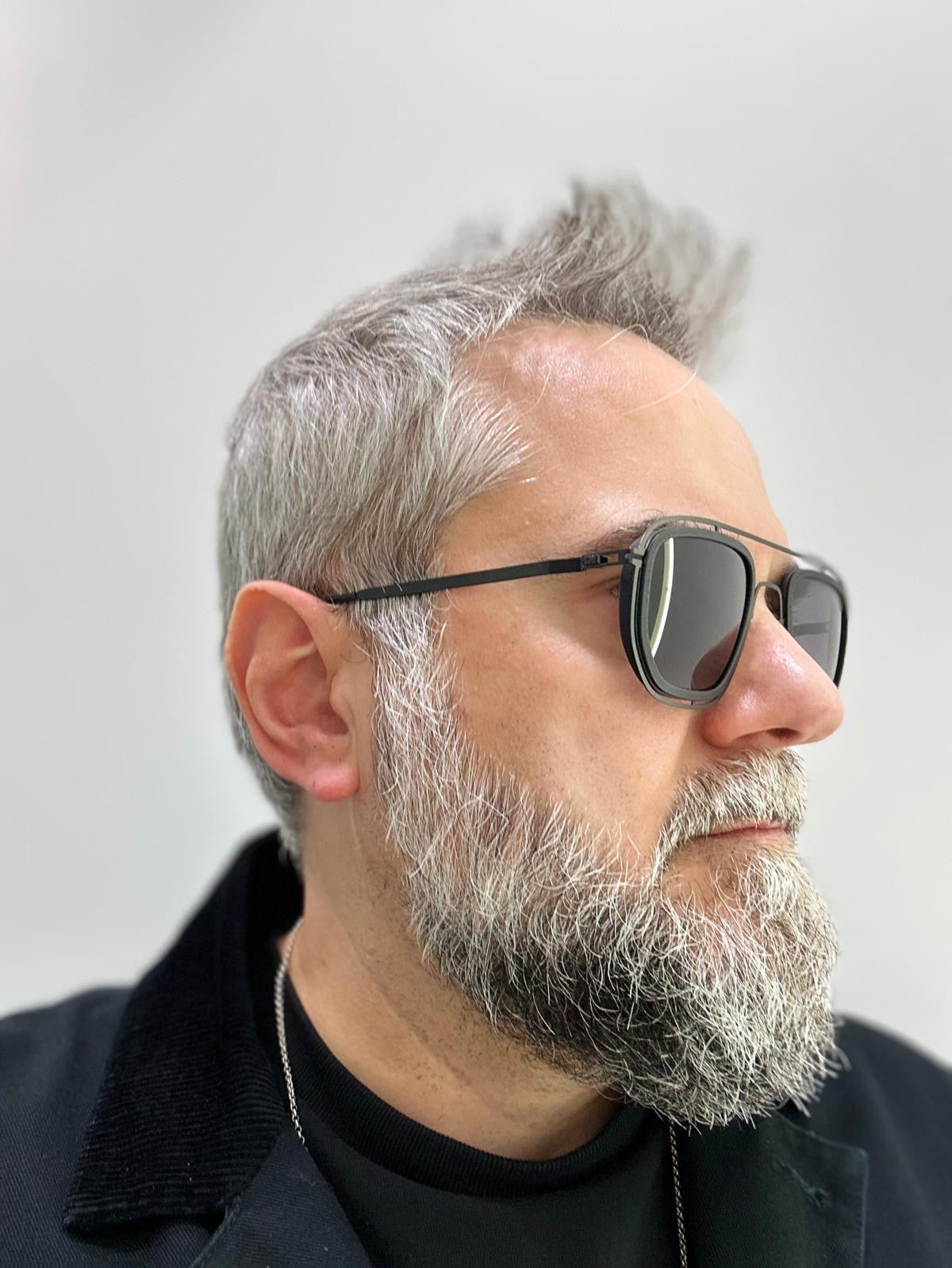 Mykita Mylon Hybrid FERLO - 53/26 - 579 Pitch Black