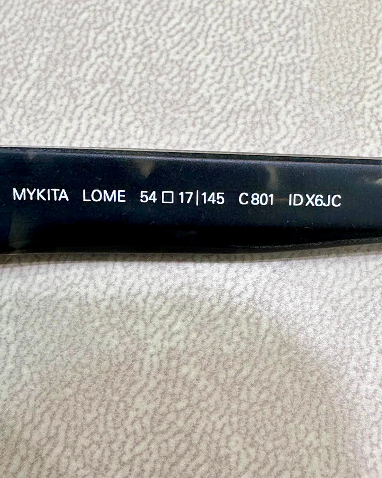 Mykita Acetate Bold LOME - 54/17 - 801 Chilled Raw Black Havana