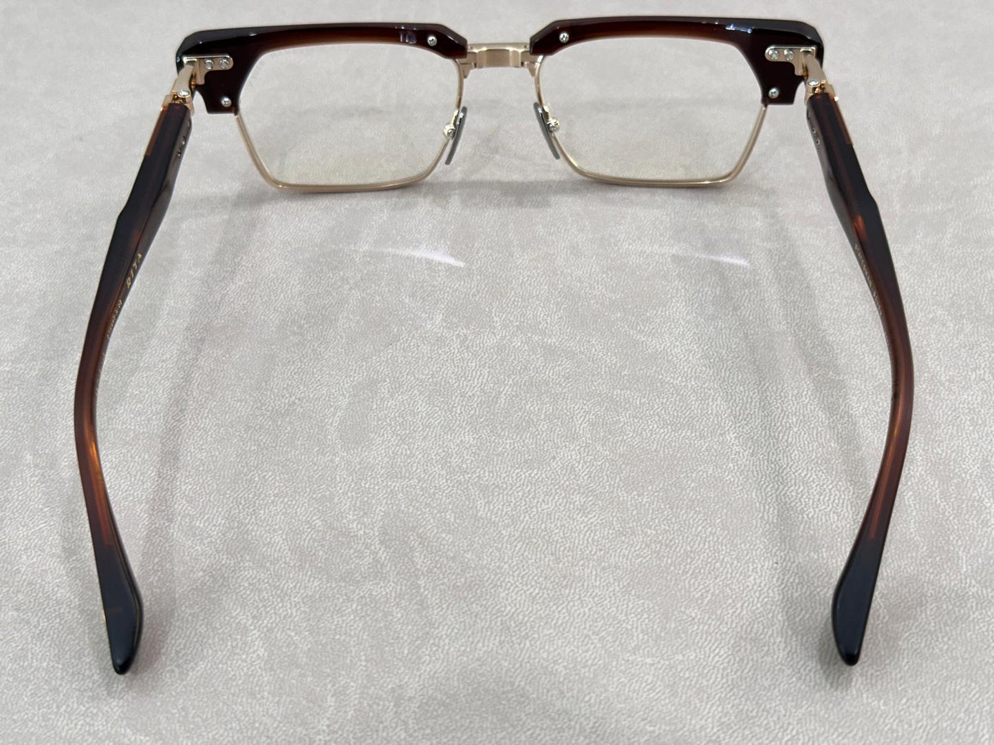 DITA STATESMAN Seven DTX443-A - 55/19 - 02 Matte Root Beer/Antique White Gold