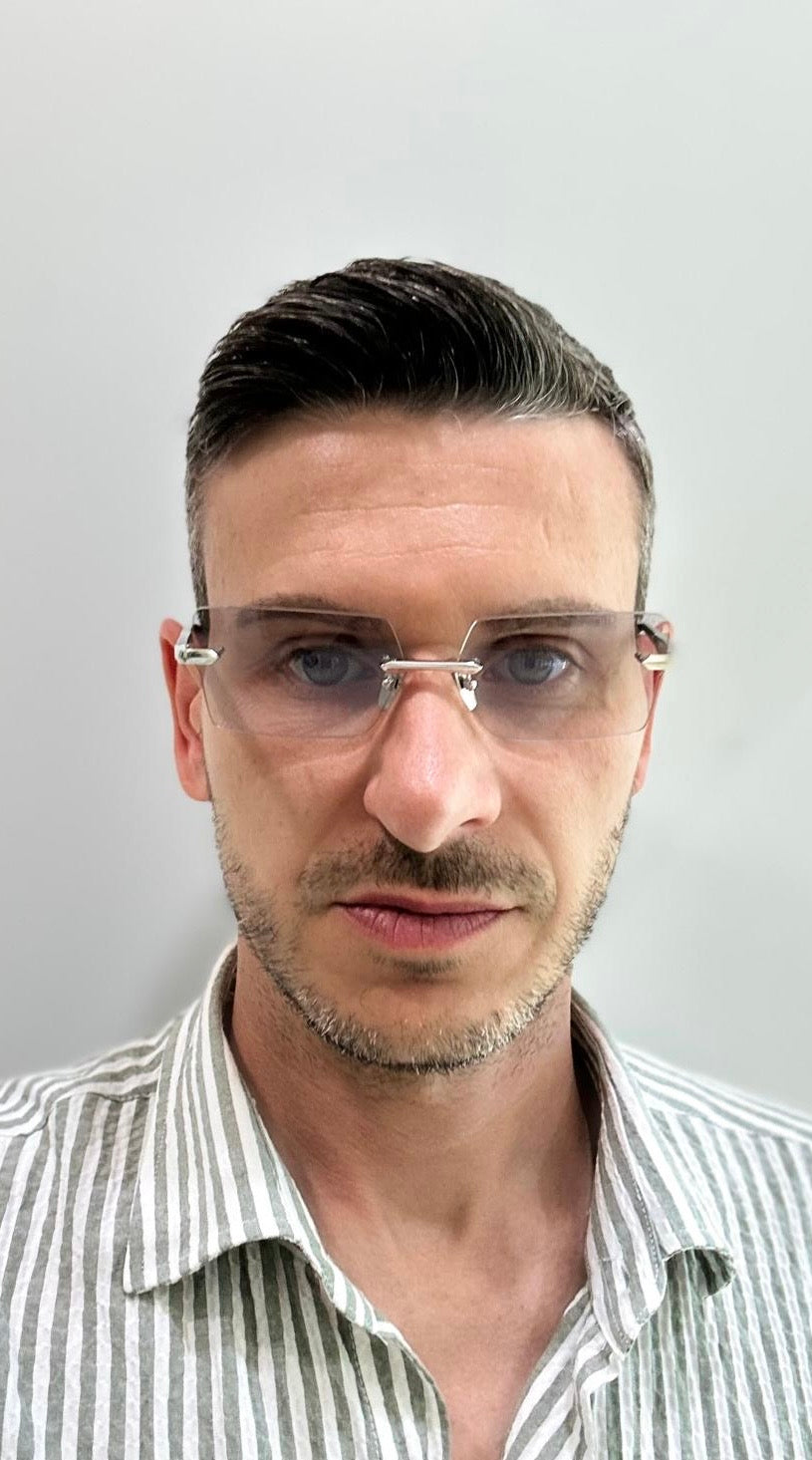 DITA EYMORI DTX462-A-03 - 57/15 - Silver Ink/Swirl Black