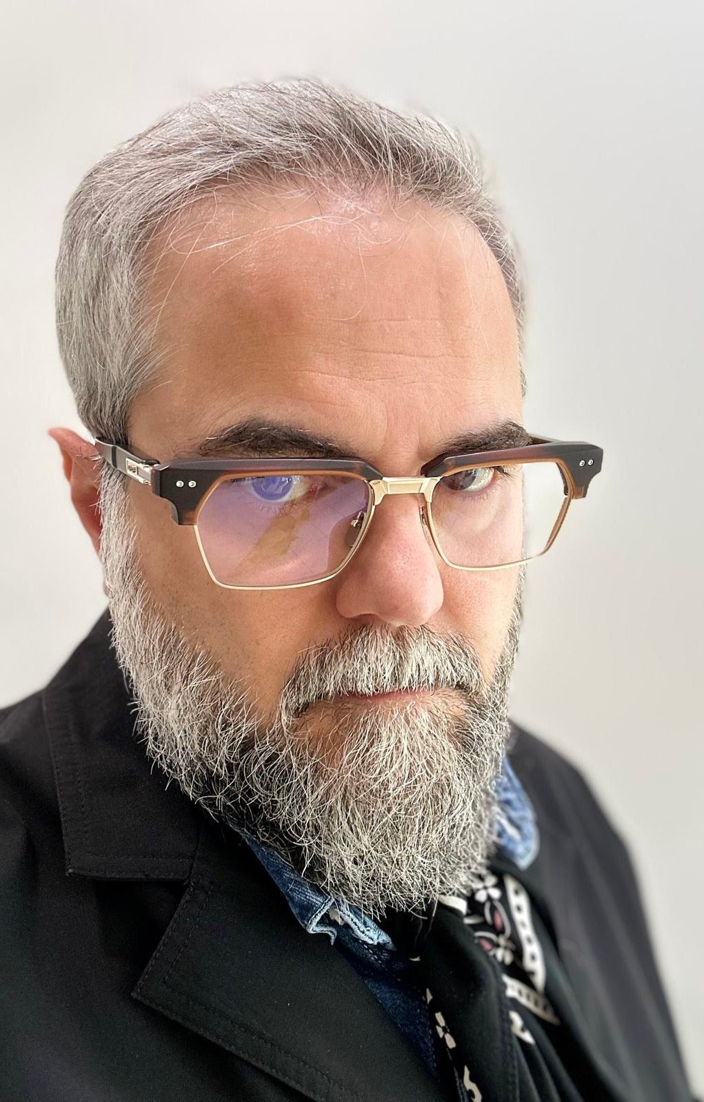 DITA STATESMAN Seven DTX443-A - 55/19 - 02 Matte Root Beer/Antique White Gold