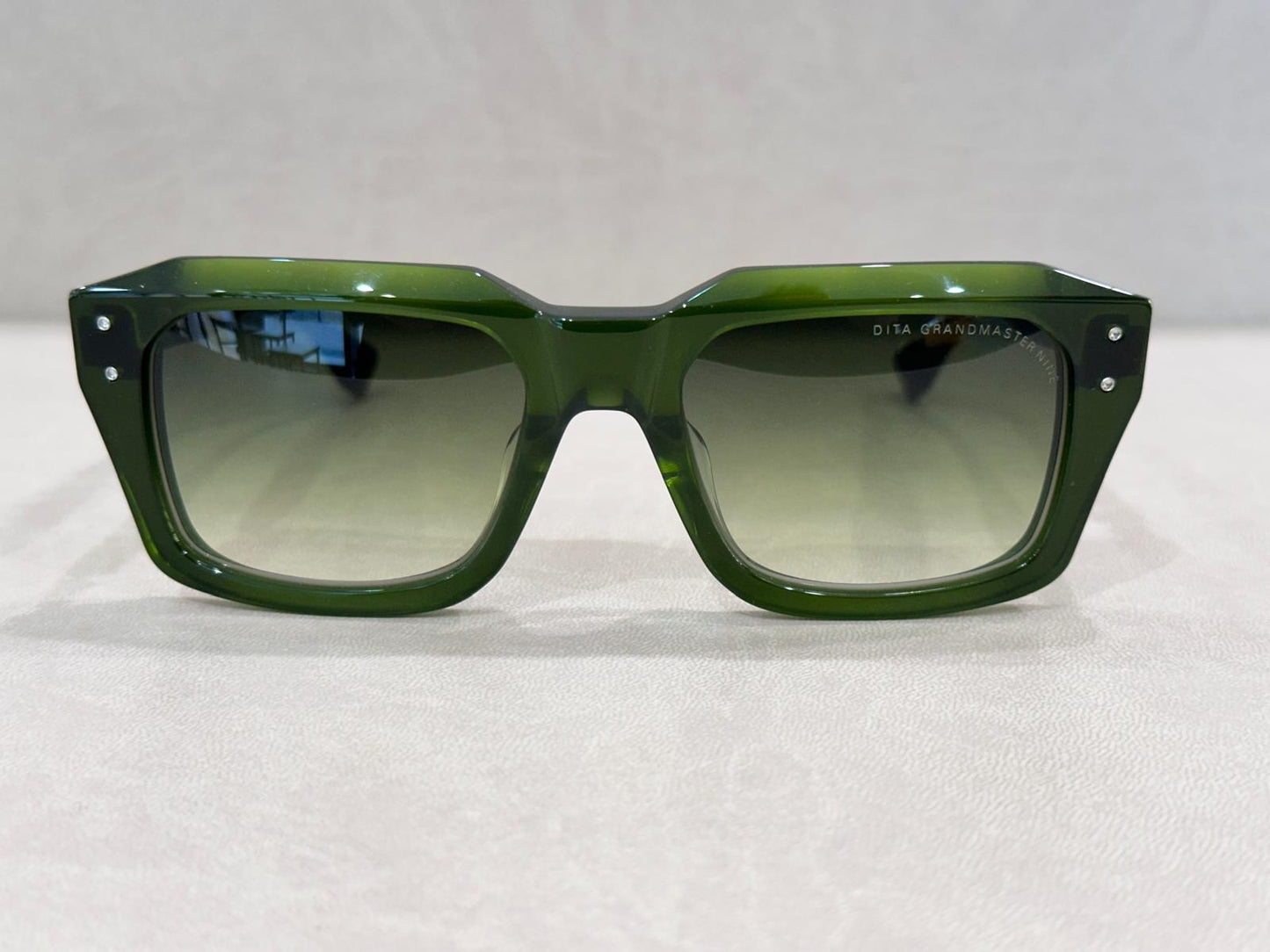 DITA Eyewear Grandmaster-Nine DTS464 - 54/20 - 03 Crystal Black Moss/Antique Silver