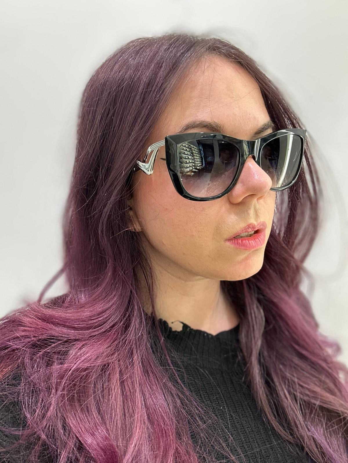 Dita Eyewear ICELUS DTS438-A-02 - 55/21 - Black Pearl/Silver