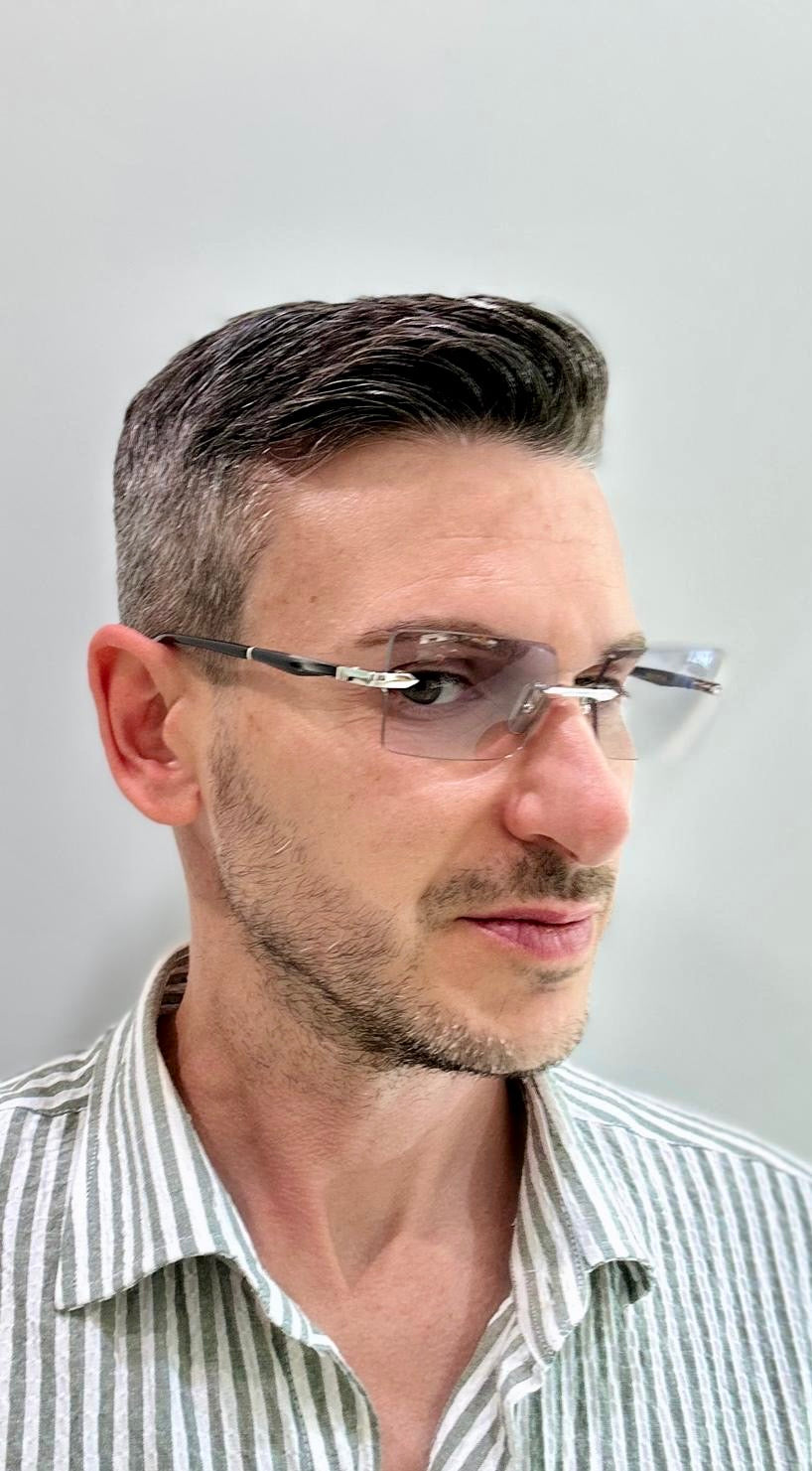 DITA EYMORI DTX462-A-03 - 57/15 - Silver Ink/Swirl Black