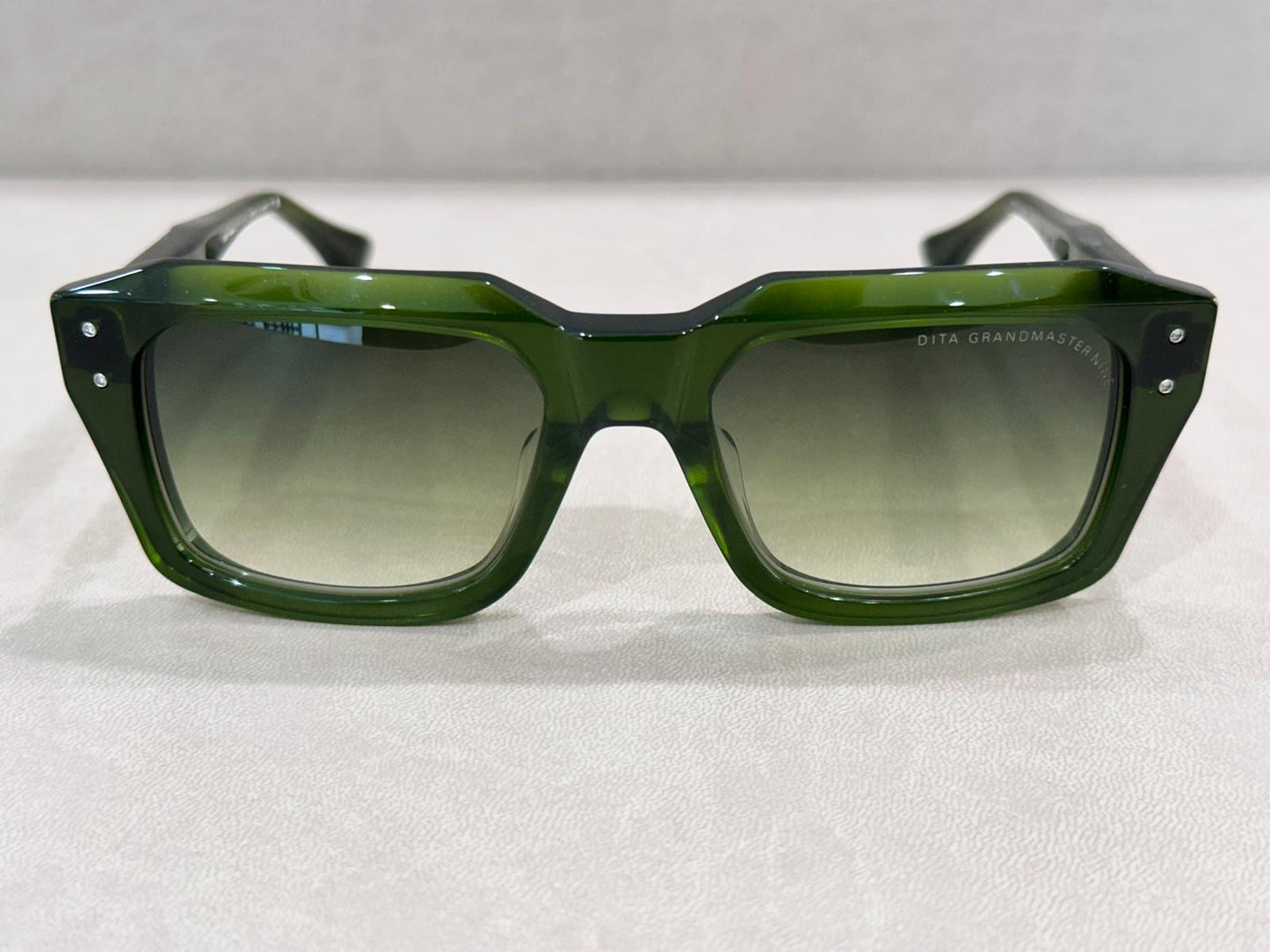 DITA Eyewear Grandmaster-Nine DTS464 - 54/20 - 03 Crystal Black Moss/Antique Silver