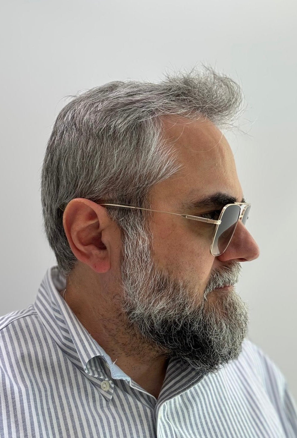 DITA FLIGHT-SEVEN DTS111 - 57/16 - Brushed White Gold