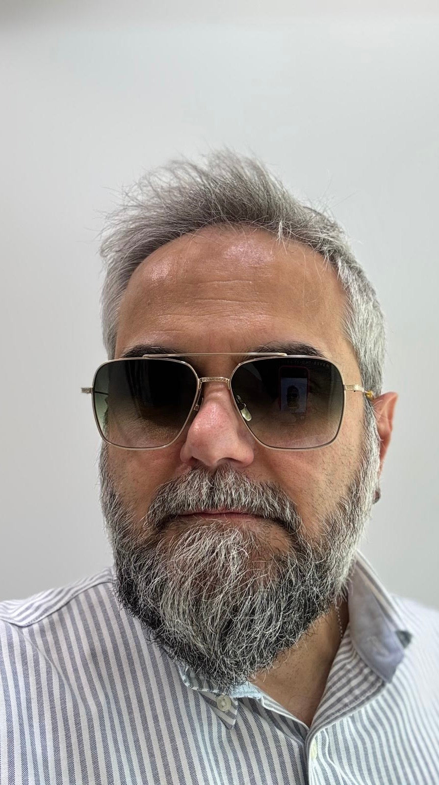 DITA FLIGHT-SEVEN DTS111 - 57/16 - Brushed White Gold