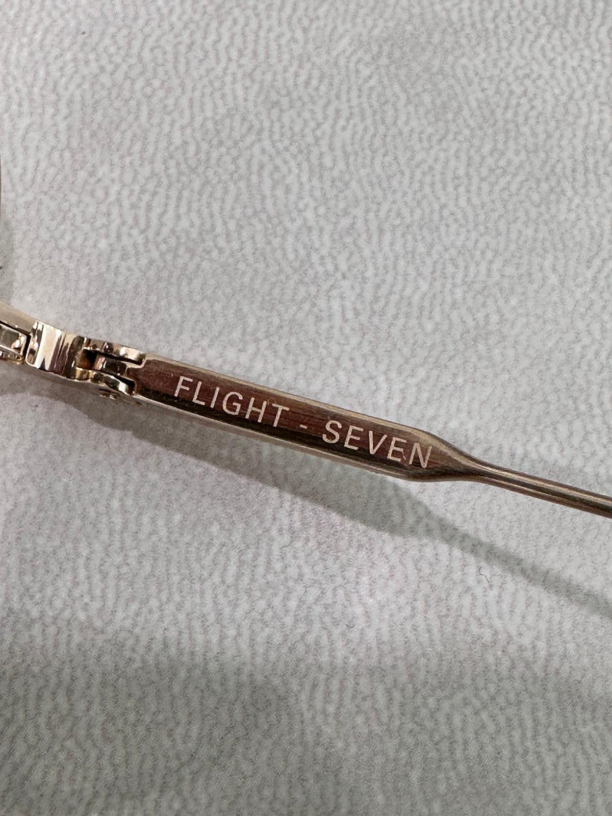 DITA FLIGHT-SEVEN DTS111 - 57/16 - Brushed White Gold