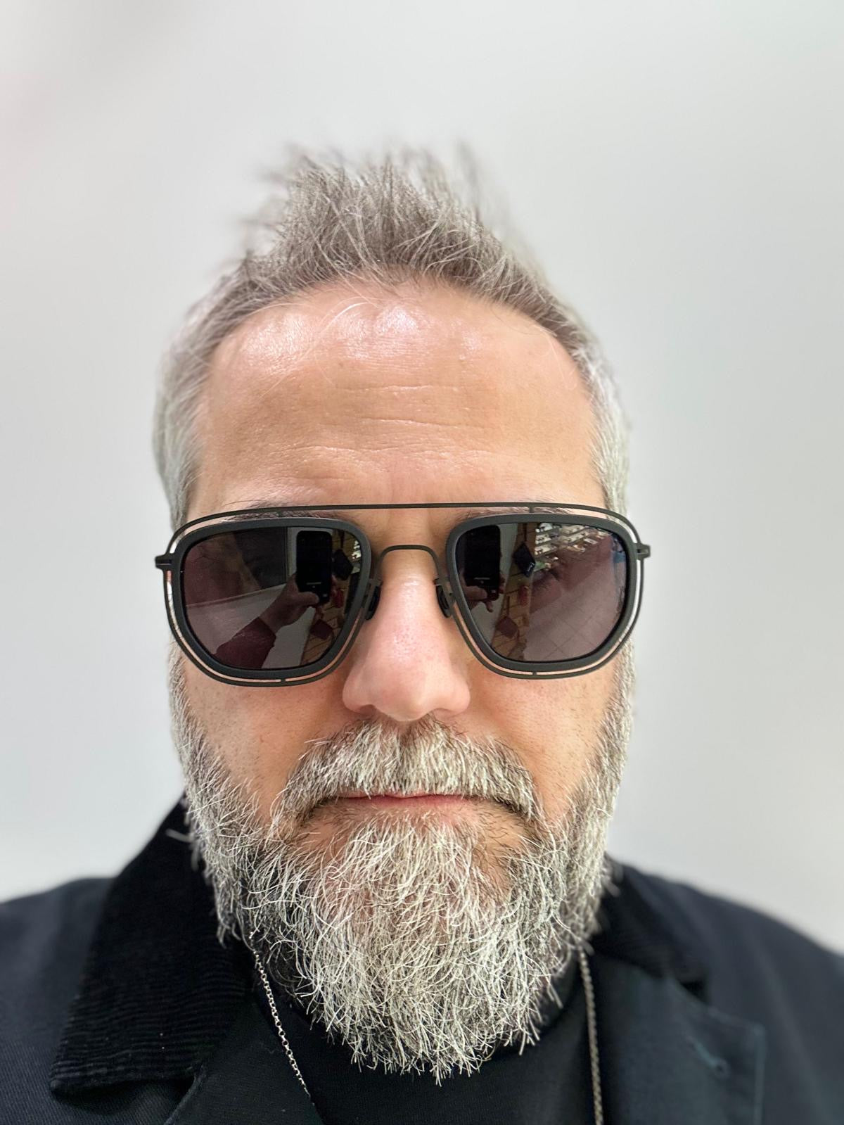 Mykita Mylon Hybrid FERLO - 53/26 - 579 Pitch Black