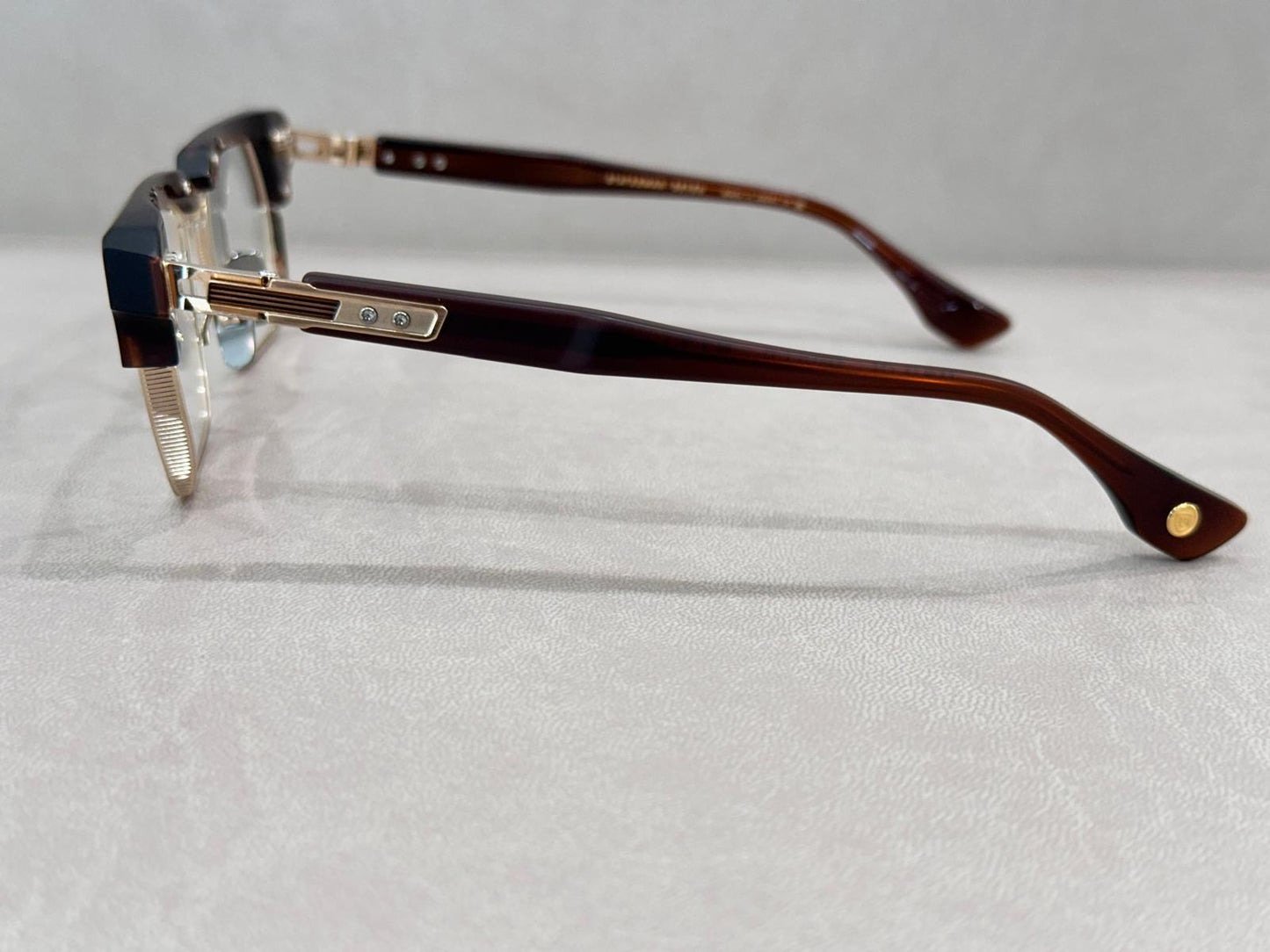 DITA STATESMAN Seven DTX443-A - 55/19 - 02 Matte Root Beer/Antique White Gold