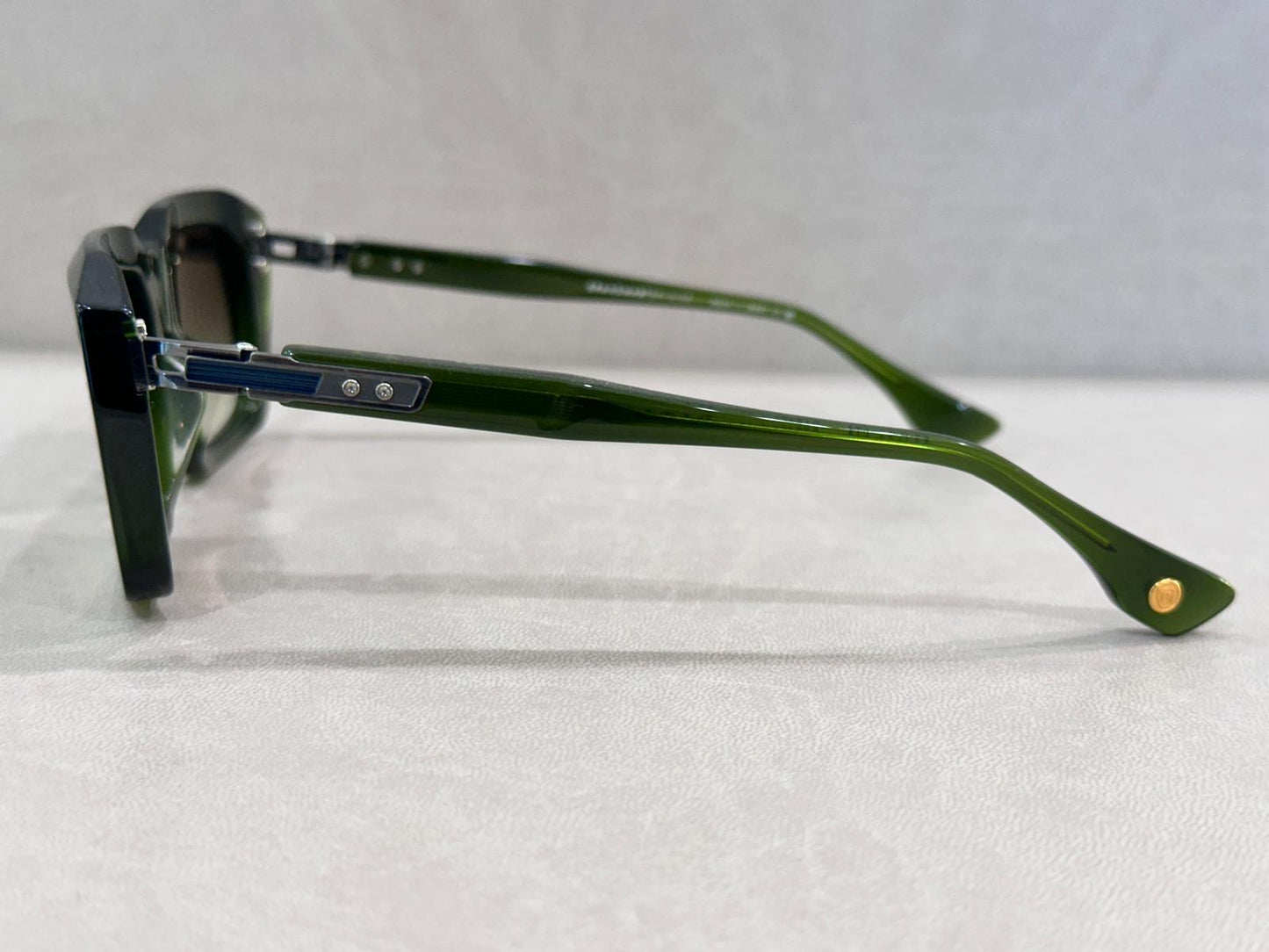 DITA Eyewear Grandmaster-Nine DTS464 - 54/20 - 03 Crystal Black Moss/Antique Silver