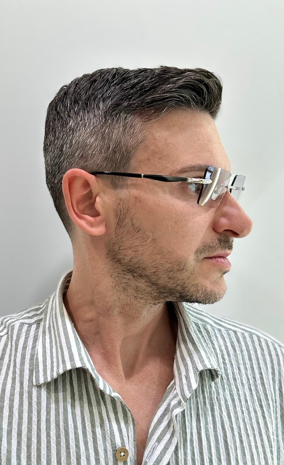 DITA EYMORI DTX462-A-03 - 57/15 - Silver Ink/Swirl Black