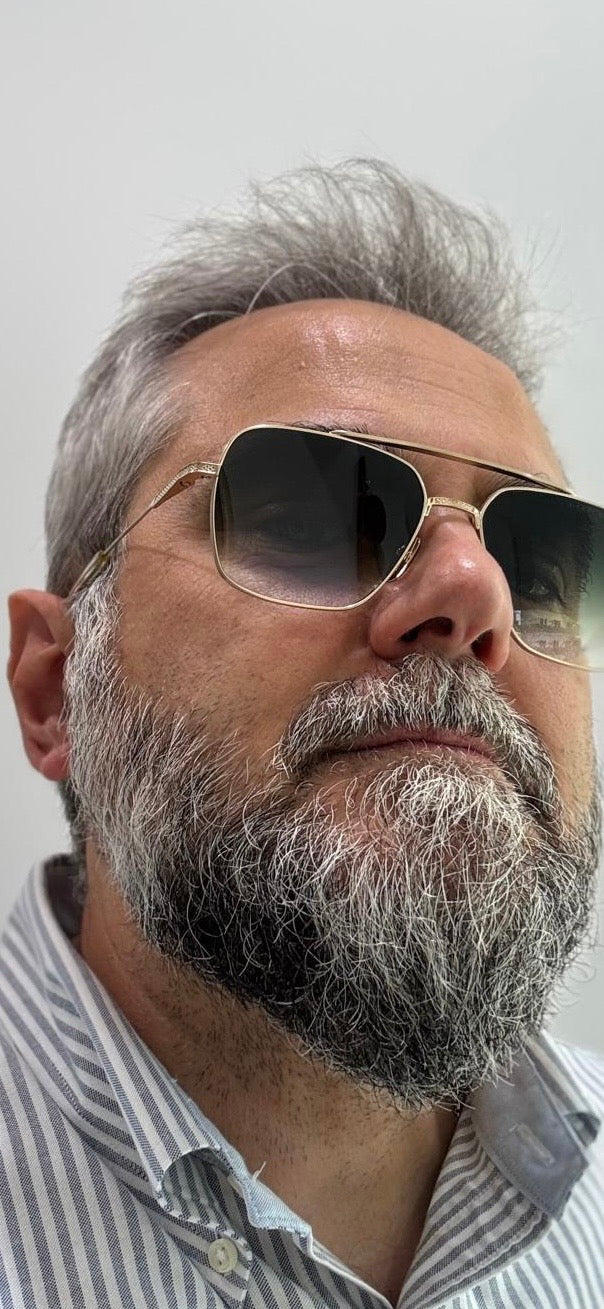 DITA FLIGHT-SEVEN DTS111 - 57/16 - Brushed White Gold