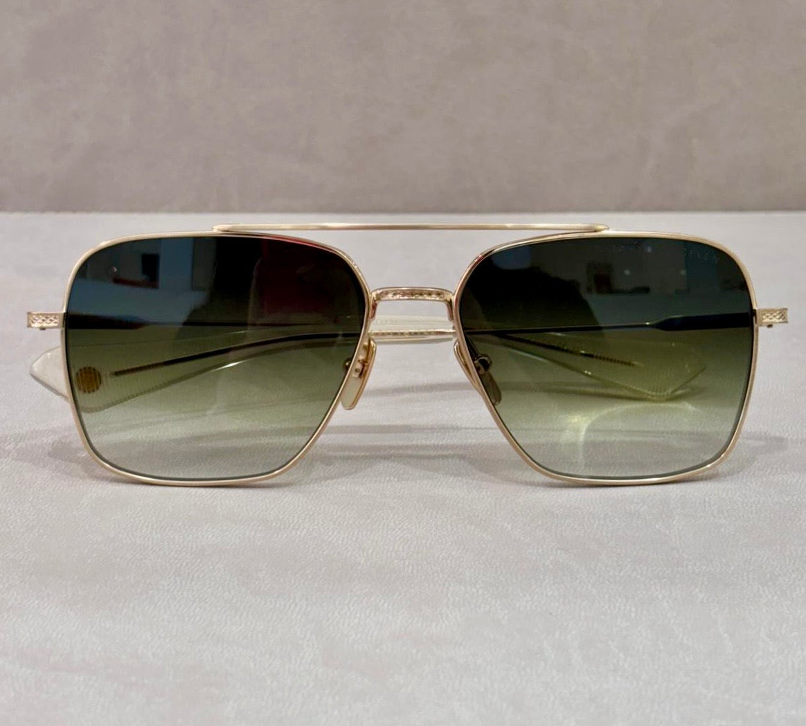 DITA FLIGHT-SEVEN DTS111 - 57/16 - Brushed White Gold