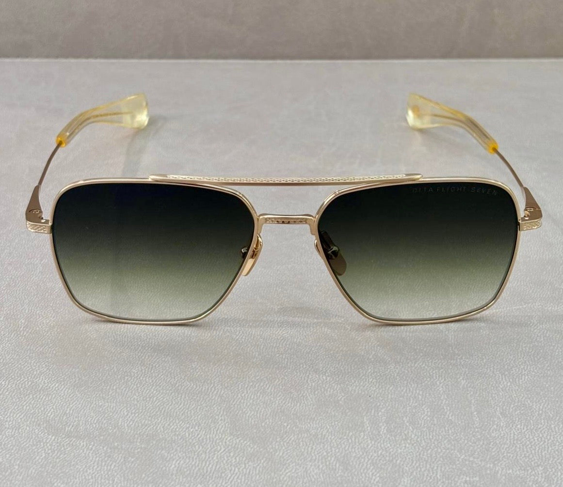 DITA FLIGHT-SEVEN DTS111 - 57/16 - Brushed White Gold