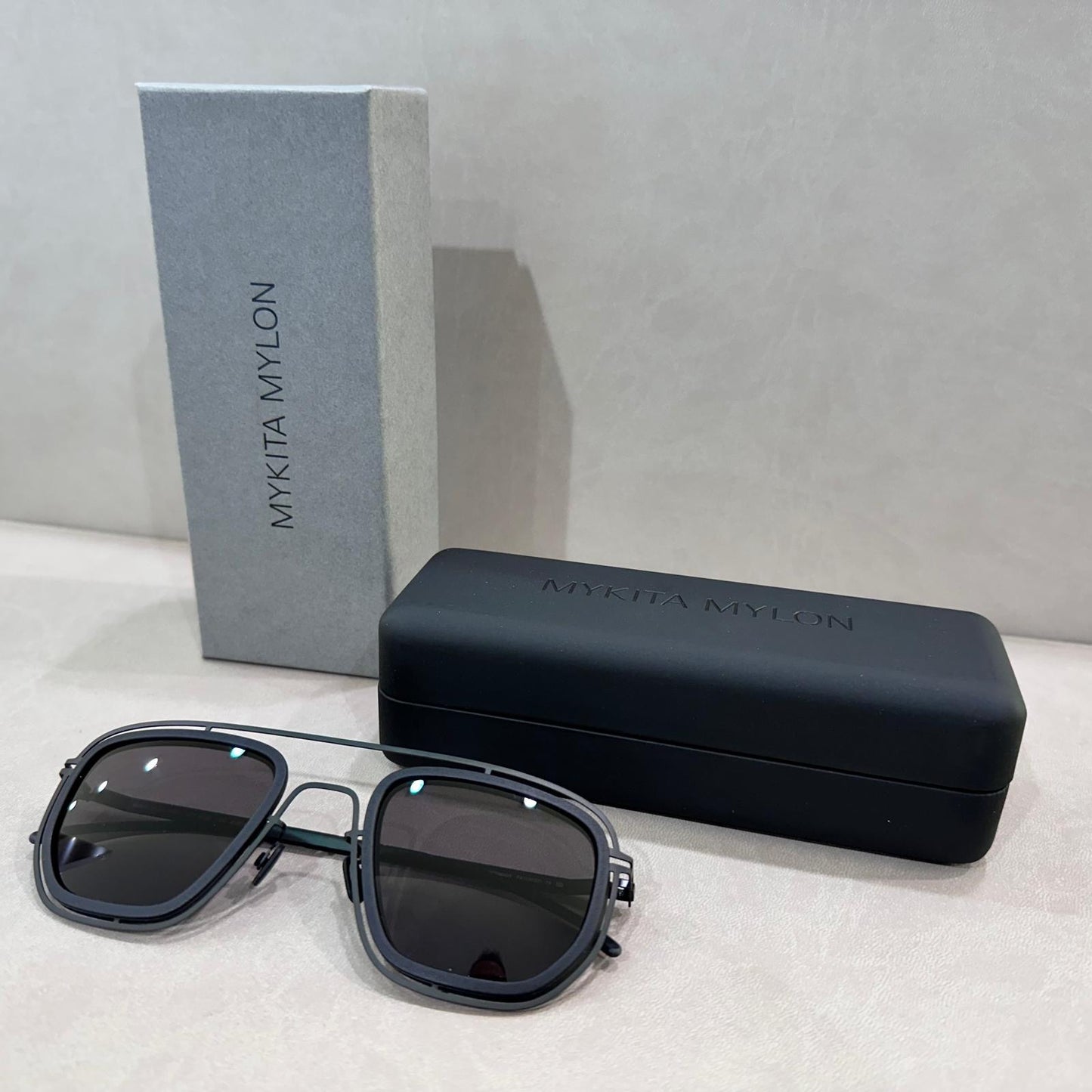 Mykita Mylon Hybrid FERLO - 53/26 - 579 Pitch Black