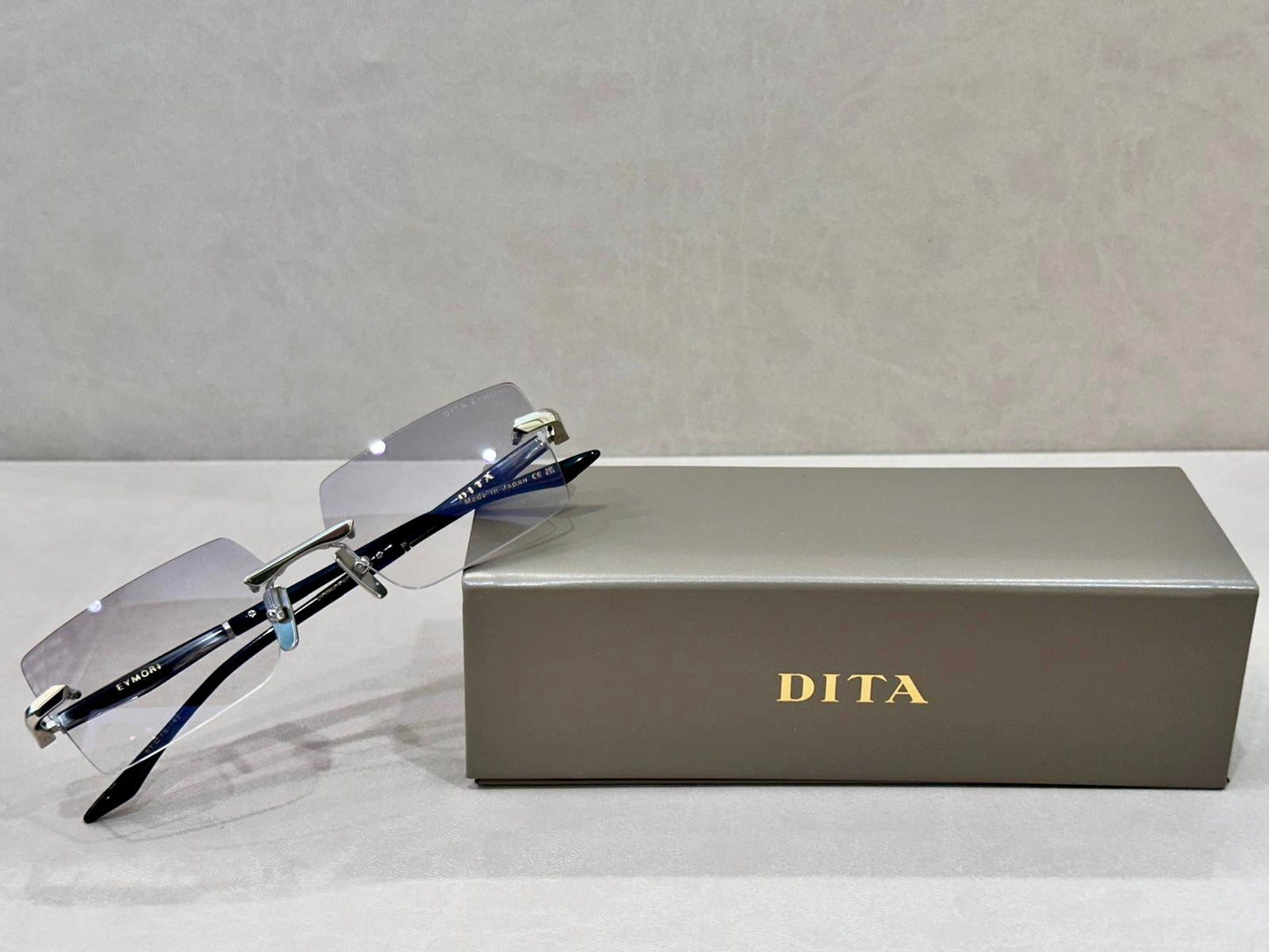 DITA EYMORI DTX462-A-03 - 57/15 - Silver Ink/Swirl Black