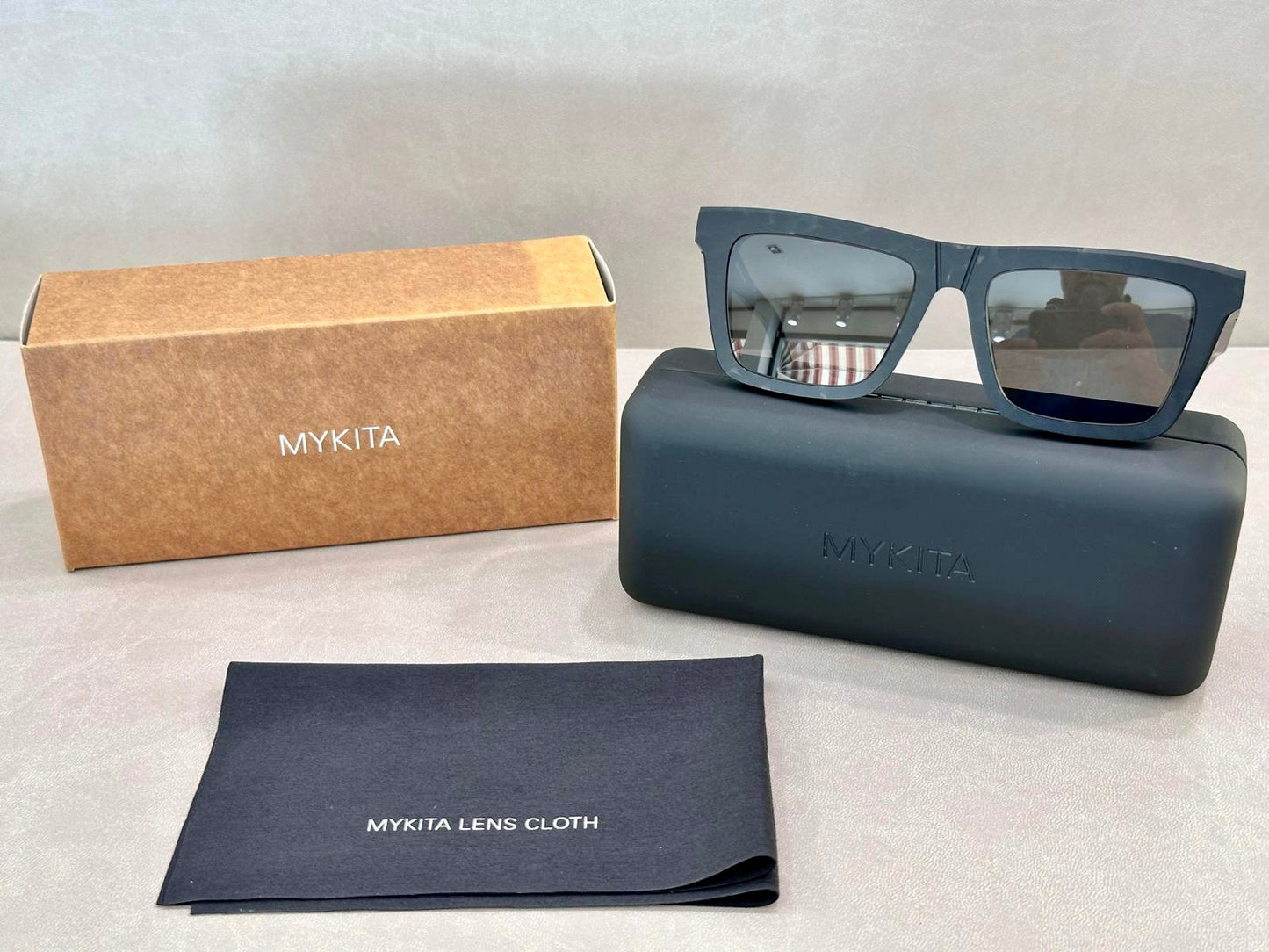 Mykita Acetate Bold LOME - 54/17 - 801 Chilled Raw Black Havana