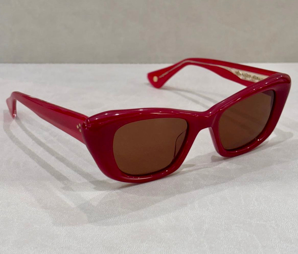 Garrett Leight SIERRA Sun - 47/21 - Amulet Red