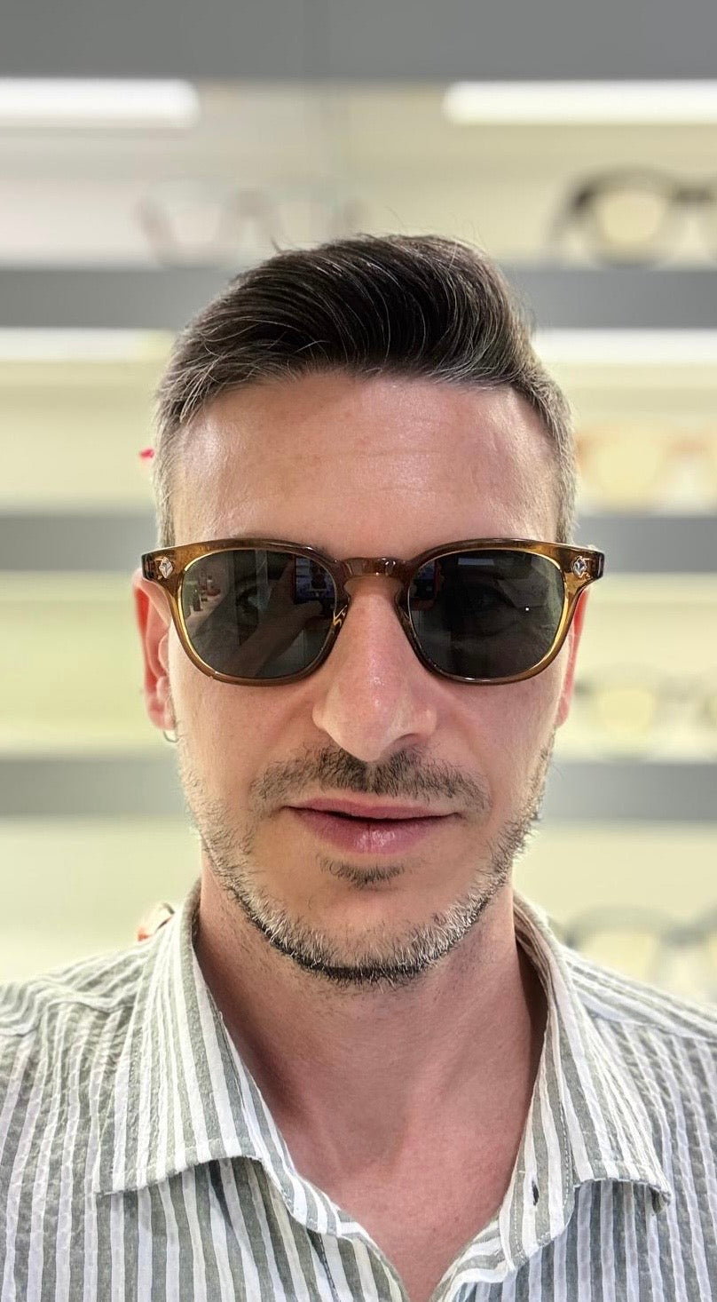 Garrett Leight ACE Sun - 47/23 - Caramel