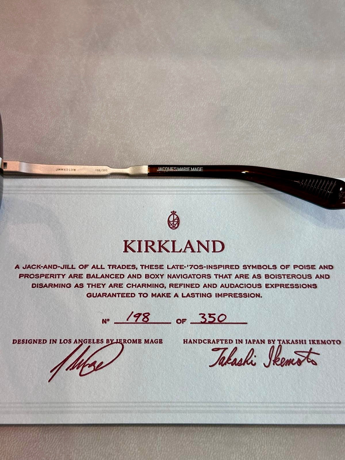 Jacques Marie Mage KIRKLAND - JMMKD - 58/16 - 13W Zoltar