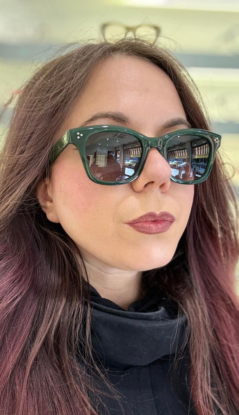 Garrett Leight THOMPSON Sun - 48/22 - Forest