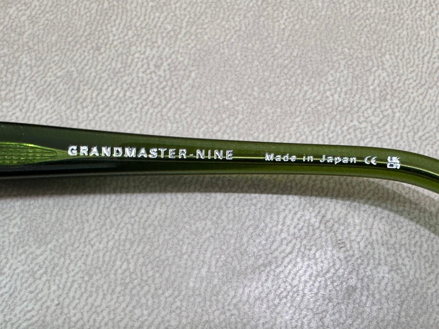 DITA Eyewear Grandmaster-Nine DTS464 - 54/20 - 03 Crystal Black Moss/Antique Silver