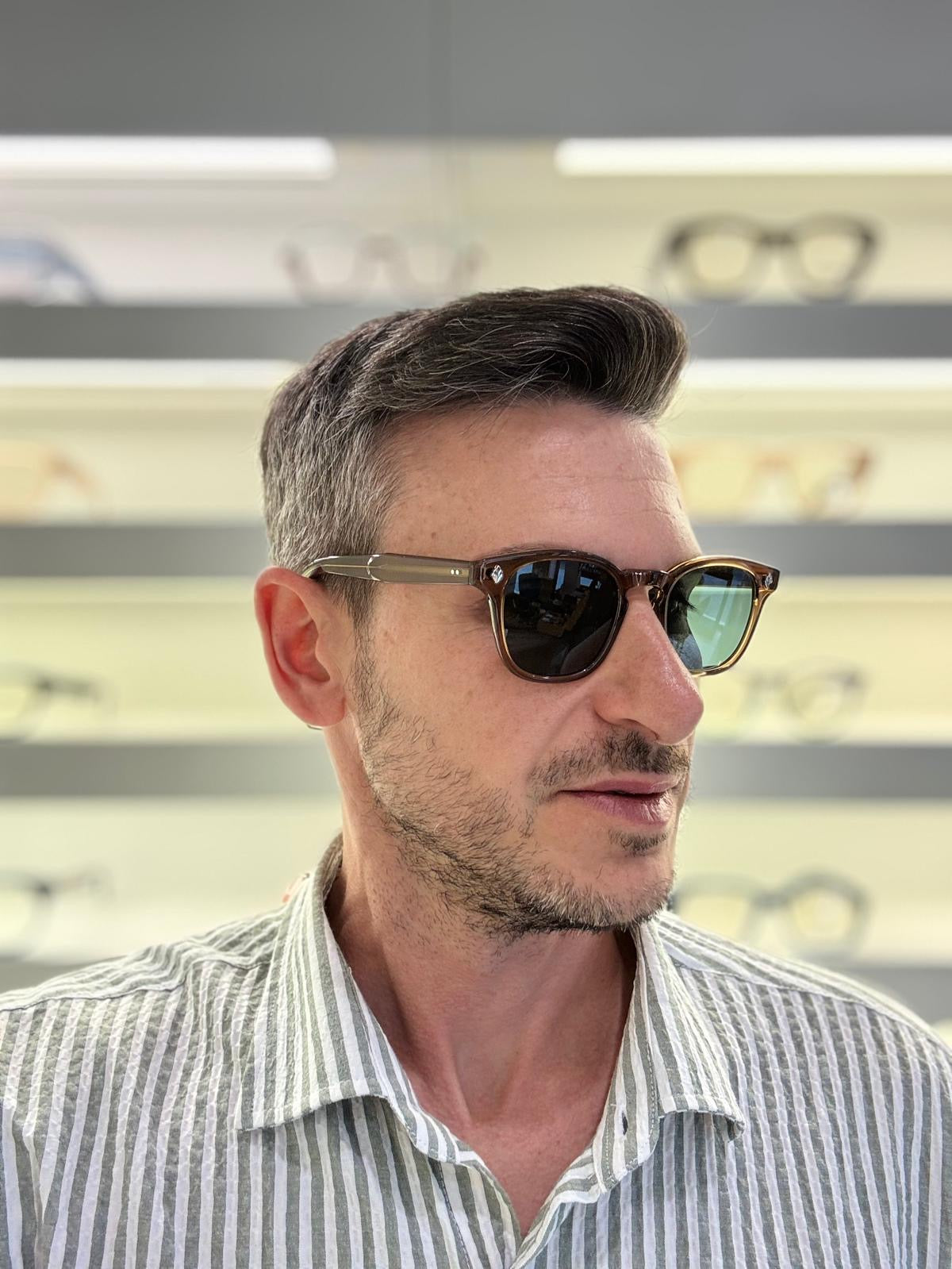 Garrett Leight ACE Sun - 47/23 - Caramel